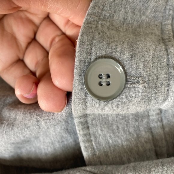 Talbots Grey Buttoned Sweater - Picture 5 of 5